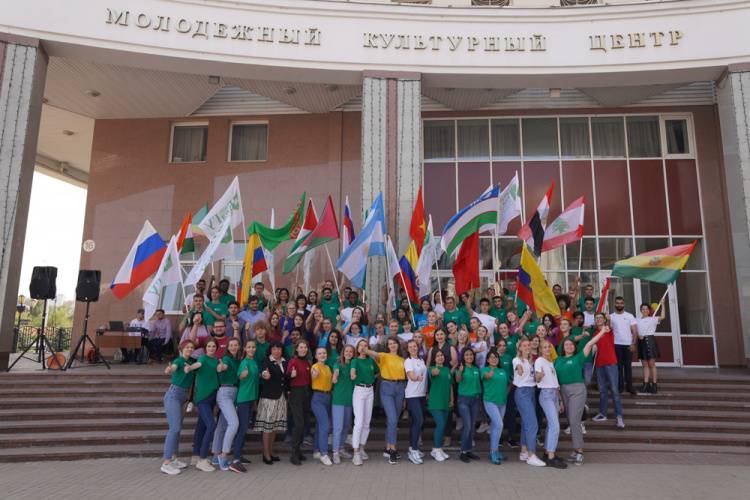 Student flash mob “NRU BelSU-144” Student flash mob “NRU BelSU-144”