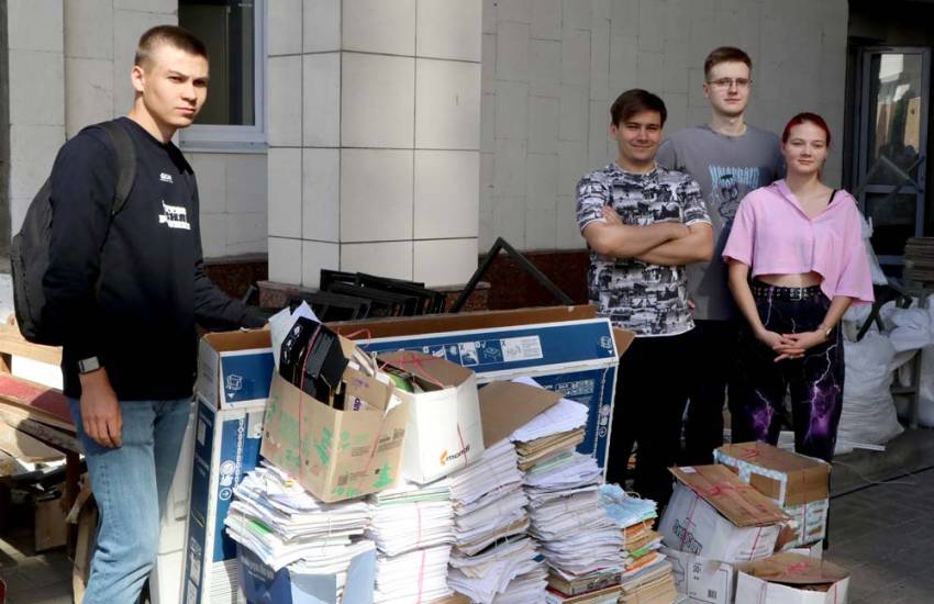 Белгородский госуниверситет присоединился к всероссийской акции по сбору макулатуры  События НИУ «БелГУ» белгородский госуниверситет присоединился к всероссийской акции по сбору макулатуры